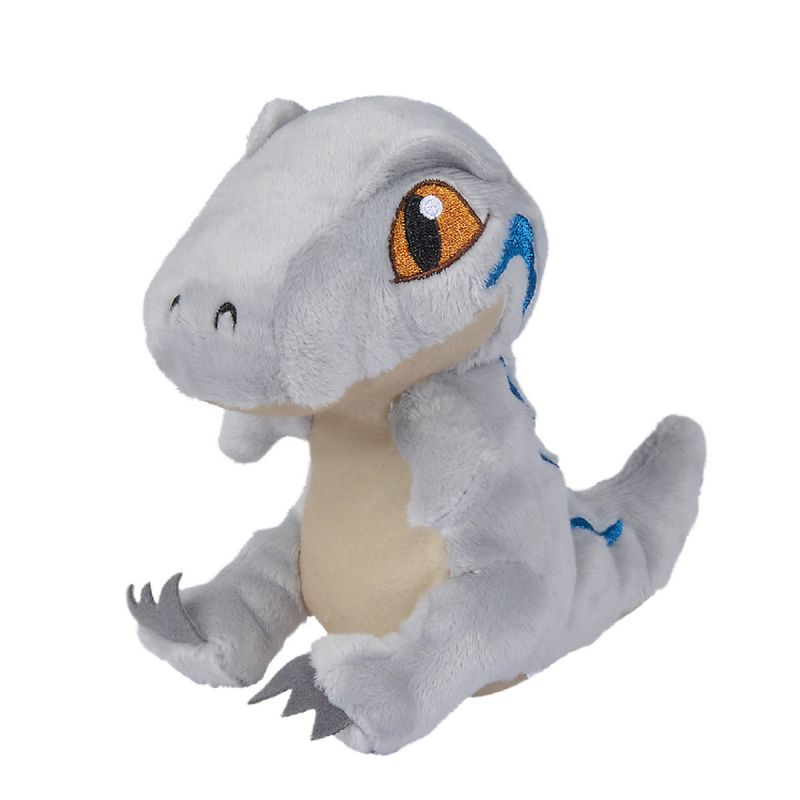 Universal jurassic world peluche dinosaure vélociraptor gris 18 cm 